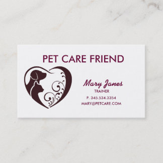 Pet Care Business Card