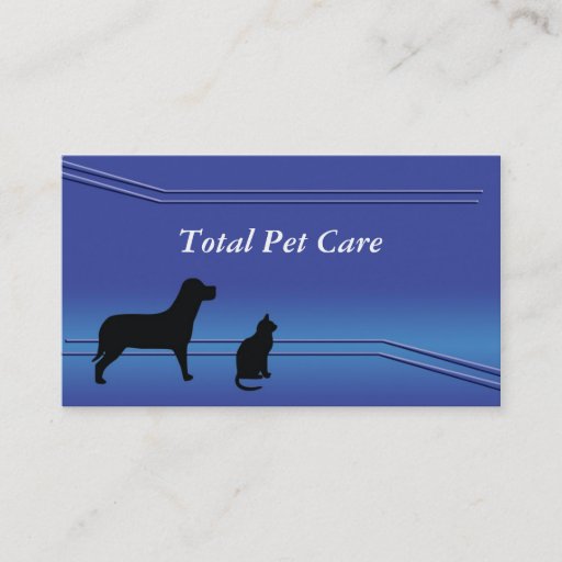 Customizable Pet Care, Business Card