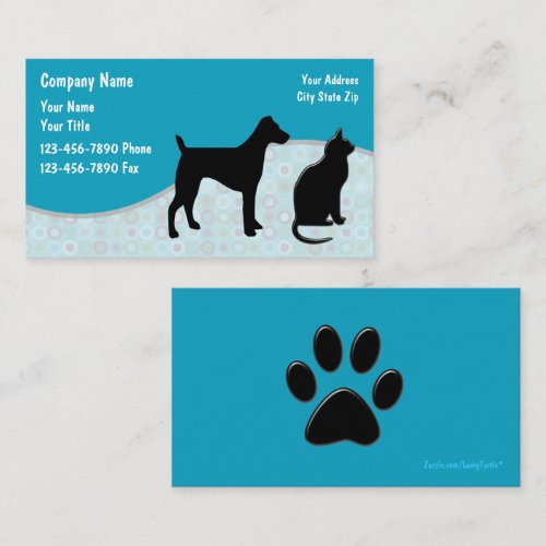 Pet Care Business Card