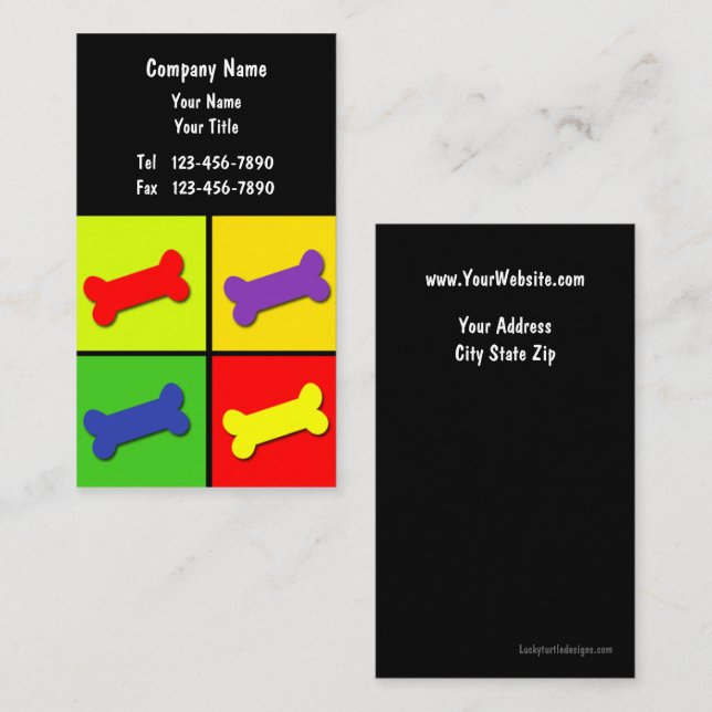Pet Care Business Card_10 Card (Front/Back)