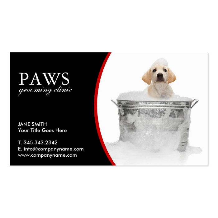 Pet Care Business Cards Zazzle