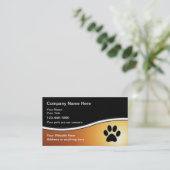 Pet Care Business Cards (Standing Front)
