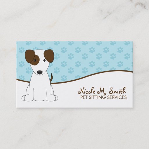 Customizable Pet Care Business Cards