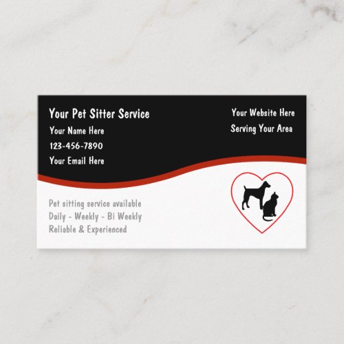 Pet Care Business Cards