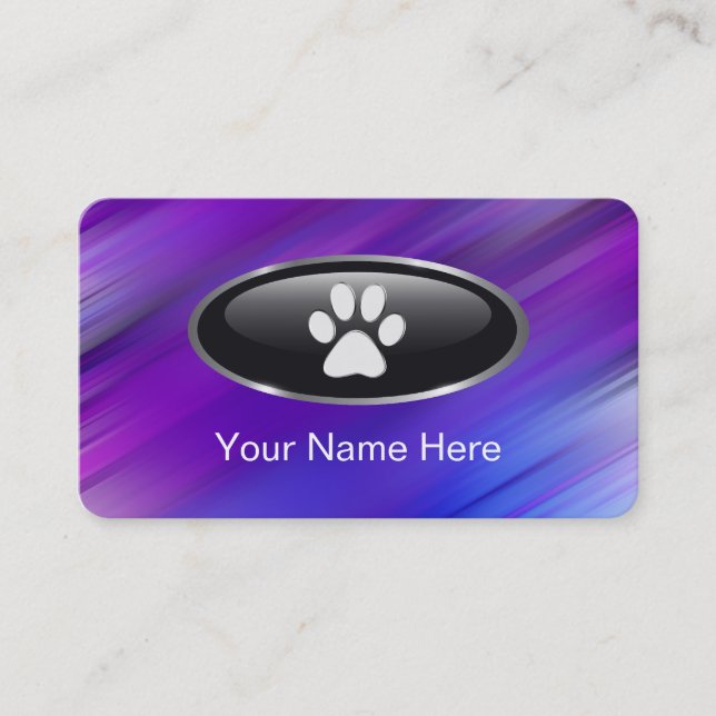 Pet Care Business Cards (Front)