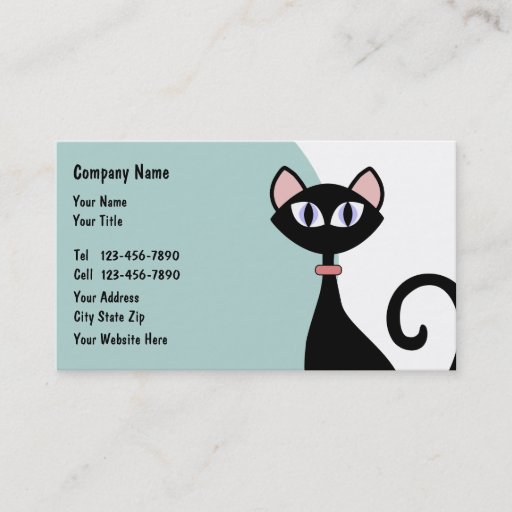 Customizable Pet Care Business Cards