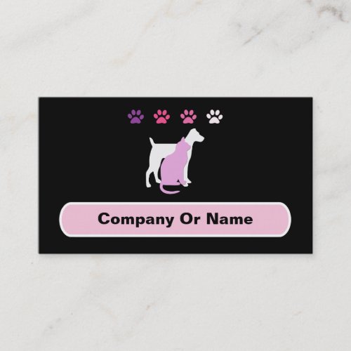 Pet Care Business Cards