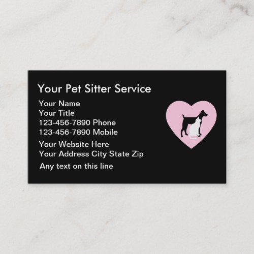 Pet Care Business Cards