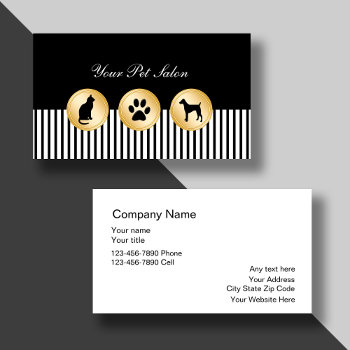 Pet Care Business Cards by Luckyturtle at Zazzle