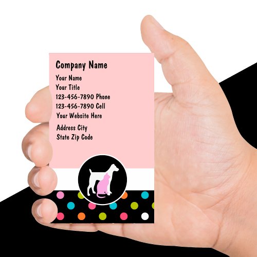 Pet Care Business Cards