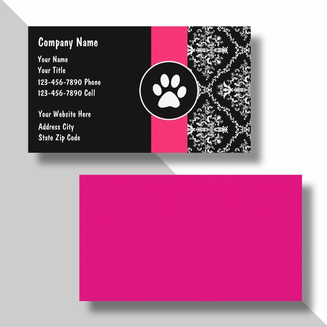 Pet Care Business Cards (Creator Uploaded)
