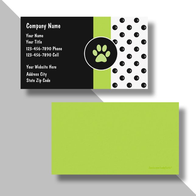Pet Care Business Cards (Creator Uploaded)