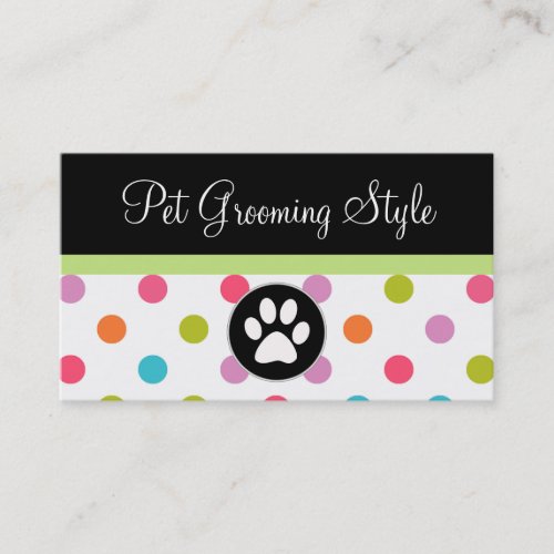 Pet Care Business Cards