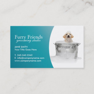 Pet Care Business Cards - Linen