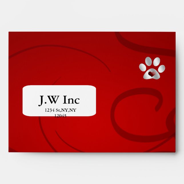 pet care Business Envelope (Front)