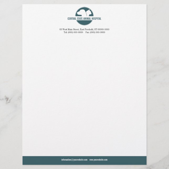 Pet Care Business Letterhead (Front)