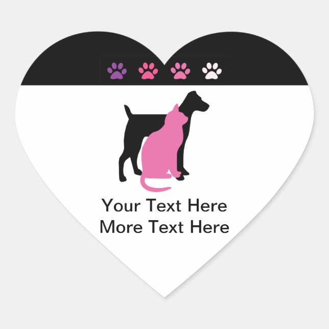 Pet Care Business Stickers (Front)