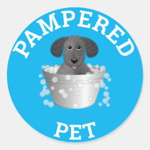 Pet Care Business Stickers