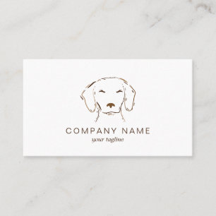 Pet Care Dog Walking Dachshund Business Card