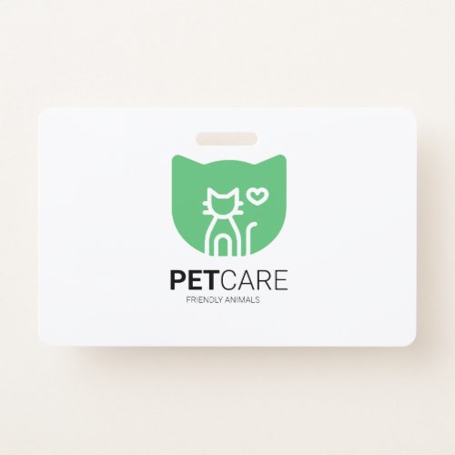 Pet Care friendly animals Badge