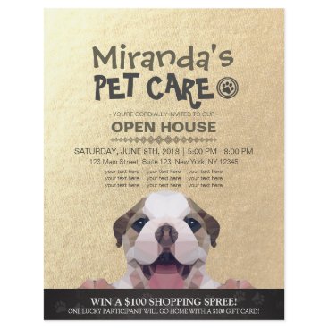Pet Care Grooming Shop Pet Beauty Salon Open House Flyer Pet Care Grooming Shop Pet Beauty Salon Open House Flyer