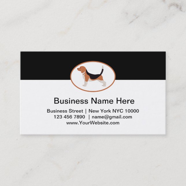 Pet Care Modern New Business Cards (Front)