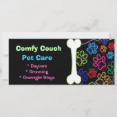Pet Care Paw Prints Store Flyer (Front)