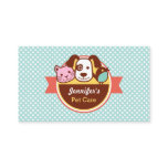 Pet Care Pet Food Shop Business Card Pet Care Pet Food Shop Business Card