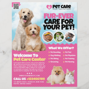 Pet Care / Pet Hotel Flyer