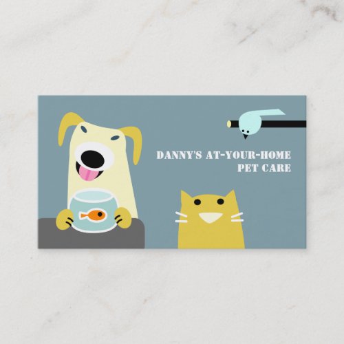 Pet Care Professional Business Cards