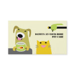 Pet Care Professional Business Card Pet Care Professional Business Card