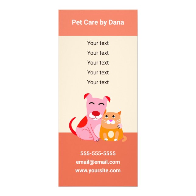 Pet Care Rack Card (Front)
