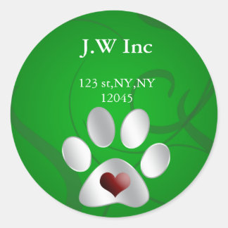 pet care Return address label