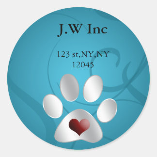 pet care Return address label