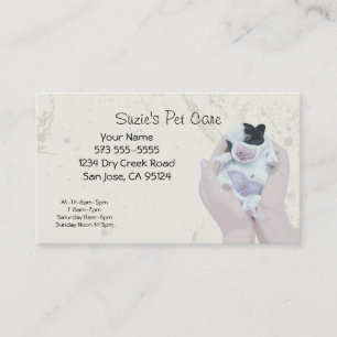 Pet Care Service Business Card