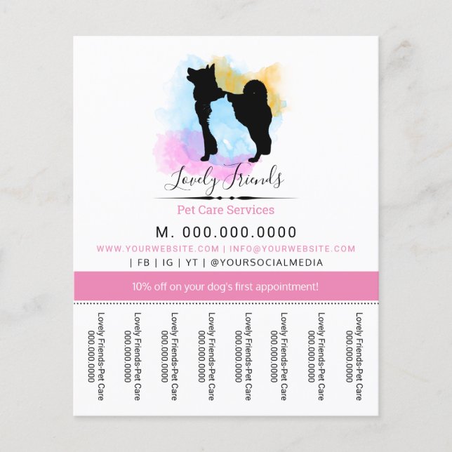 Pet Care Services/ Sitting services (Front)