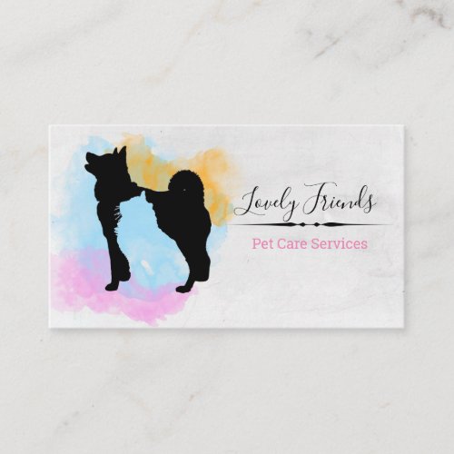 Pet Care Services Sitting services Business Card
