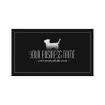 Pet Care Simple Plain Dog Business Card Pet Care Simple Plain Dog Business Card