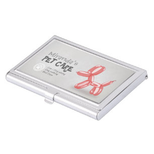 Pet Care Sitting Bathing and Grooming Beauty Salon Business Card Holder