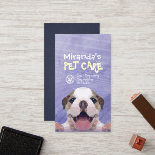 Pet Care Sitting Bathing & Grooming Loyalty Punch