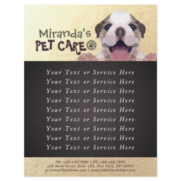 Pet Care Sitting Bathing Grooming Salon Food Shop Flyer Pet Care Sitting Bathing Grooming Salon Food Shop Flyer
