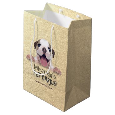 Pet Care Sitting Bathing Grooming Salon Food Shop Medium Gift Bag Pet Care Sitting Bathing Grooming Salon Food Shop Medium Gift Bag