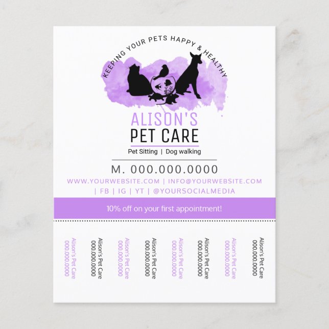  Pet Care / Sitting services / Dod walking (Front)