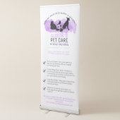  Pet Care / Sitting services / Dod walking Retractable Banner (3/4)