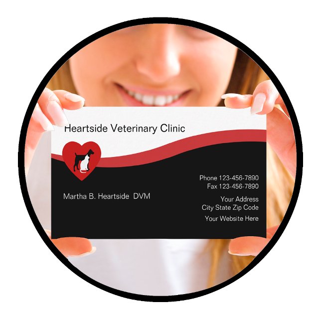 Pet Care Veterinarian Business Cards (Creator Uploaded)