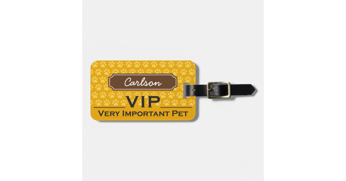 Pet Carrier Name Tag Zazzle