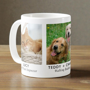 Pet Cat Dog 3 Photo Coffee Mug
