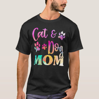 Pet Cat Dog Mom For Women Mothers Day T-Shirt