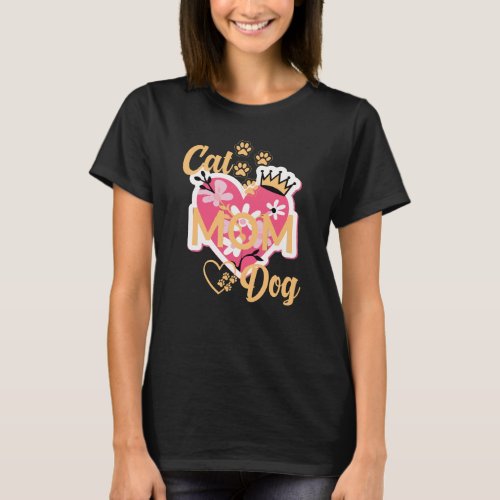PET CAT DOG MOM SHIRT FOR WOMEN MOTHERS DAY