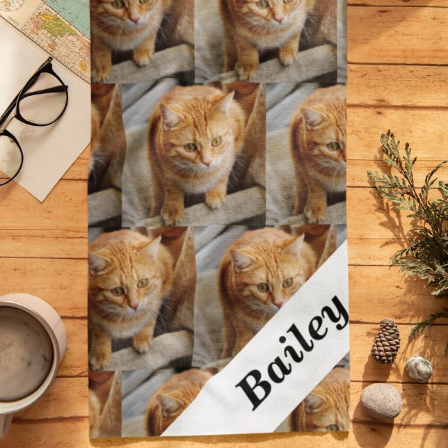 Pet Cat Dog  Personalized Photo Template Bandana (Creator Uploaded)